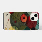 カンディンスキーの抽象的な円 iPhoneケース (裏面横)