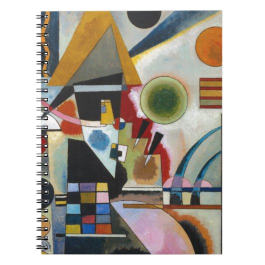 カンディンスキーの抽象絵画 スイング ノートブック (正面)