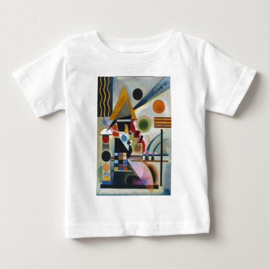 カンディンスキーの抽象絵画 スイング ベビーTシャツ (正面)