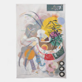 カンディンスキーの抽象芸術作品 キッチンタオル (縦)