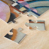 カンディンスキーの抽象芸術絵画の揺れ ジグソーパズル (側面)