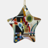 カンディンスキーの抽象芸術絵画の揺れ セラミックオーナメント (右)