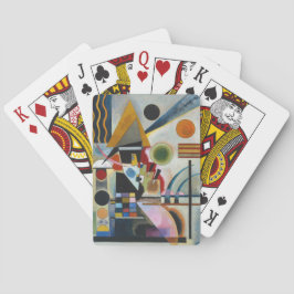 カンディンスキーの抽象芸術絵画の揺れ トランプ