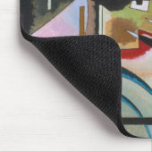 カンディンスキーの抽象芸術絵画の揺れ マウスパッド (コーナー)