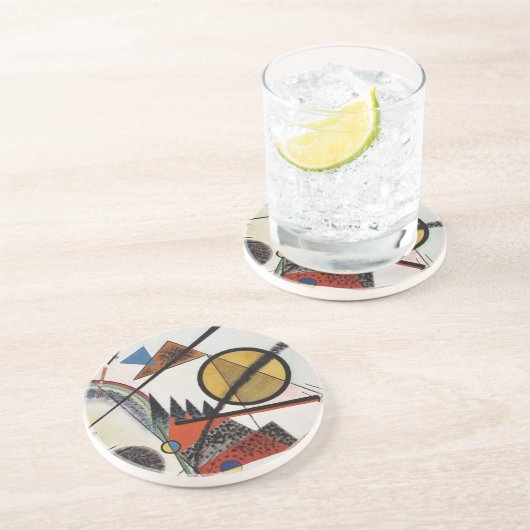 カンディンスキーの抽象芸術絵画作品 コースター (側面)