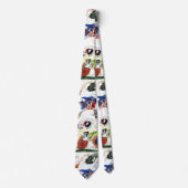 カンディンスキーの抽象芸術絵画作品 ネクタイ (正面)