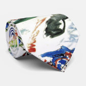 カンディンスキーの抽象芸術絵画作品 ネクタイ (ロール)