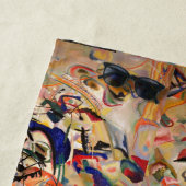 カンディンスキーの抽象芸術絵画作品 ビーチタオル (インサイチュ)