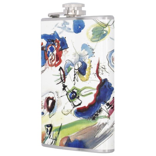 カンディンスキーの抽象芸術絵画作品 フラスク (左)