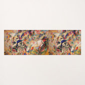 カンディンスキーの抽象芸術絵画作品 ヨガマット (裏面(横))