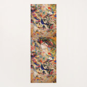 カンディンスキーの抽象芸術絵画作品 ヨガマット (裏面)