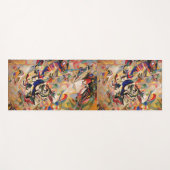カンディンスキーの抽象芸術絵画作品 ヨガマット (正面(横))
