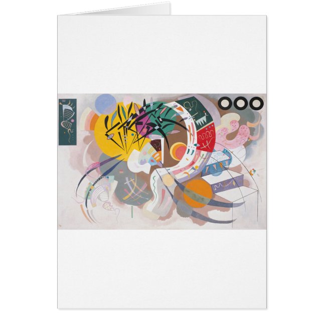 カンディンスキーの支配曲線抽象芸術 (正面)