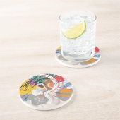 カンディンスキーの支配曲線抽象芸術 コースター (側面)