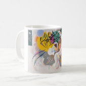 カンディンスキーの支配曲線抽象芸術 コーヒーマグカップ (正面左)