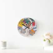 カンディンスキーの支配曲線抽象芸術 ラウンド壁時計 (ホーム)