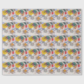 カンディンスキーの支配曲線抽象芸術 ラッピングペーパー (フラット)