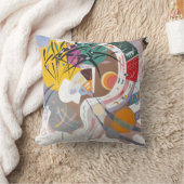 カンディンスキーの支配的な曲線抽象芸術アート絵画ズ クッション (ブランケット)