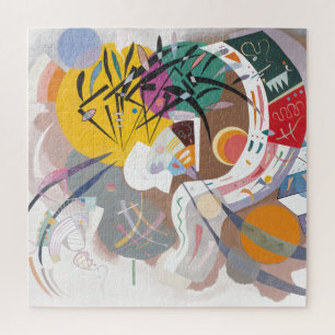 カンディンスキーの支配的な曲線抽象芸術アート絵画ズ ジグソーパズル