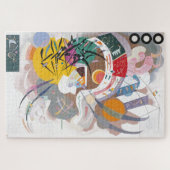 カンディンスキーの支配的な曲線抽象芸術アート絵画ズ ジグソーパズル (横)