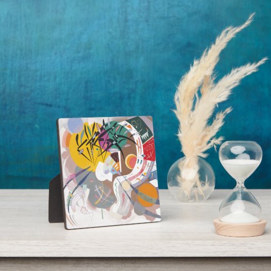 カンディンスキーの支配的な曲線抽象芸術アート絵画ズ フォトプラーク (インサイチュ)