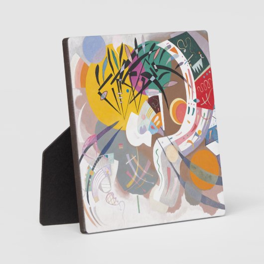 カンディンスキーの支配的な曲線抽象芸術アート絵画ズ フォトプラーク (正面)