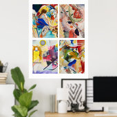 カンディンスキーの絵画 ポスター (ホームオフィス)