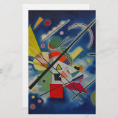 カンディンスキーの青い絵 便箋 (正面/裏面)