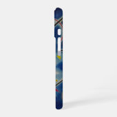 カンディンスキーの青の絵画 iPhone 16ケース (左側面)