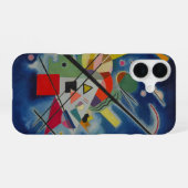 カンディンスキーの青の絵画 iPhone 16ケース (裏面横)