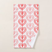 カンディンスキーよろめきバレンタイン バスタオルセット (ハンドタオル)