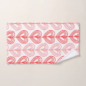 カンディンスキーよろめきバレンタイン バスタオルセット (ハンドタオル)