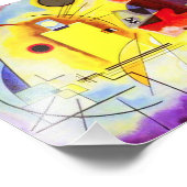 カンディンスキーイエローレッドブループリント フォトプリント            (角)