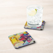 カンディンスキーイエローレッドブルー コースター (右側)