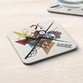 カンディンスキーインスパイアスクエアコースター コースター (左側)