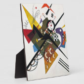 カンディンスキーオンホワイトツー絵画抽象芸術 フォトプラーク (側面)