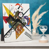 カンディンスキーオンホワイトツー絵画抽象芸術 フォトプラーク (側面)