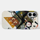 カンディンスキーオンホワイトツー絵画抽象芸術 Case-Mate iPhoneケース (裏面 (横))