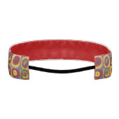 カンディンスキーカラフルクアドレート アスレチックヘッドバンド (裏面)