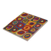 カンディンスキーカラフルクアドレート タイル (側面)