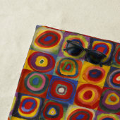 カンディンスキーカラフルクアドレート ビーチタオル (インサイチュ)