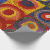 カンディンスキーカラフルクアドレート ラッピングペーパー (角)