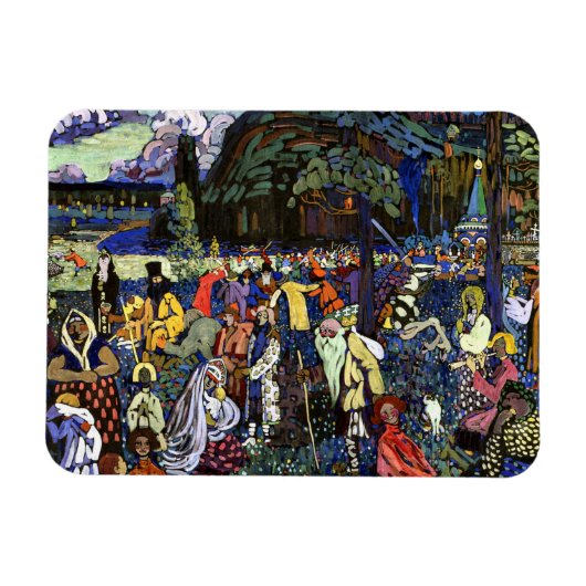 カンディンスキーカラフルライフ マグネット (横)