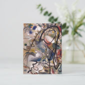 カンディンスキークラアシカル抽象芸術アート絵画ズ ポストカード (スタンド正面)