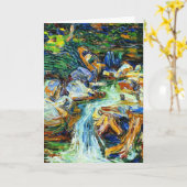 カンディンスキーコッケルウォーターフォールII カード (黄色い花)