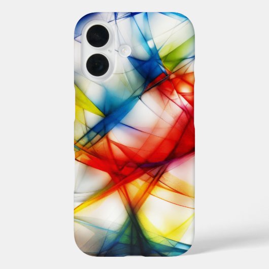 カンディンスキースタイルの抽象的なデザインカバー Case-Mate iPhoneケース (裏面)