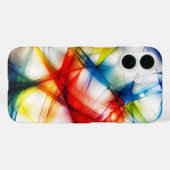 カンディンスキースタイルの抽象的なデザインカバー Case-Mate iPhoneケース (裏面 (横))