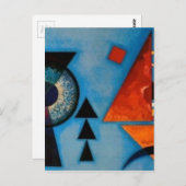 カンディンスキーソフト懸命抽象芸術 ポストカード (正面/裏面)