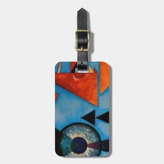 カンディンスキーソフト懸命抽象芸術 ラゲッジタグ (正面縦)