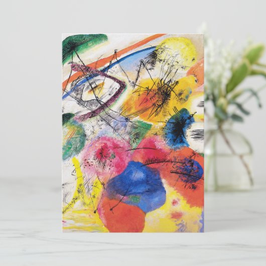 カンディンスキーブラックラインズ招待状 招待状 (スタンド正面)